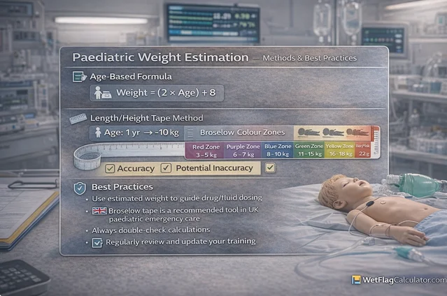 Paediatric Weight Estimation in Emergency Care Methods, Accuracy & Best Practices